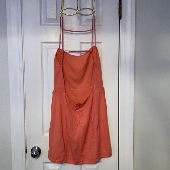 Forever 21 Backless Orange Dress Size M #243 - Picture 3 of 7